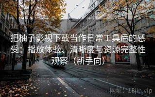 把柚子影视下载当作日常工具后的感受：播放体验、清晰度与资源完整性观察（新手向）