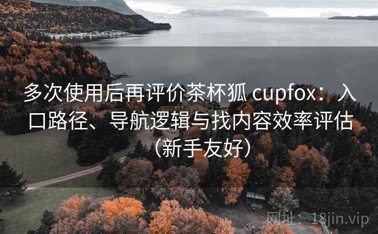 多次使用后再评价茶杯狐 cupfox：入口路径、导航逻辑与找内容效率评估（新手友好）-第2张图片