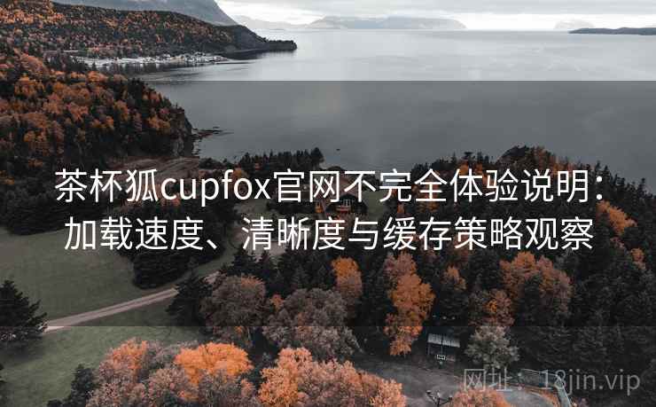 茶杯狐cupfox官网不完全体验说明：加载速度、清晰度与缓存策略观察-第2张图片