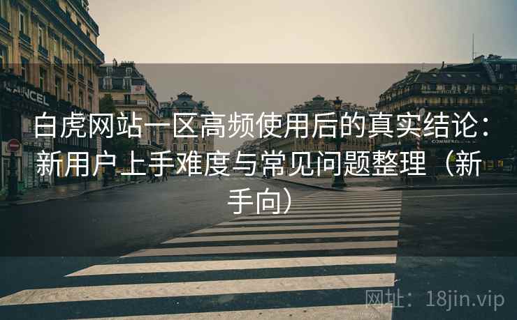 白虎网站一区高频使用后的真实结论:新用户上手难度与常见问题整理(新手向)-第2张图片 白虎网站一区高频使用后的真实结论:新用户上手难度与常见问题整理(新手向)-第2张图片